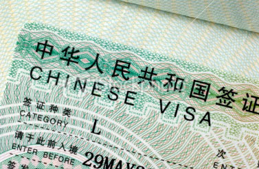 Паспорт с визой в Китай